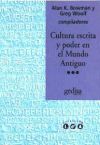 Seller image for Cultura escrita y poder en el Mundo Antiguo for sale by AG Library