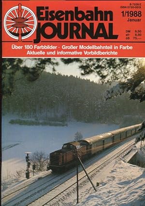 Eisenbahn-Journal. Mit vielen Farbbildern, großem Modellbahnteil in Farbe und Vorbildberichten. J...