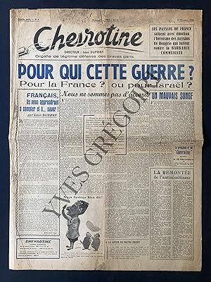 CHEVROTINE-N°9-15 NOVEMBRE 1956