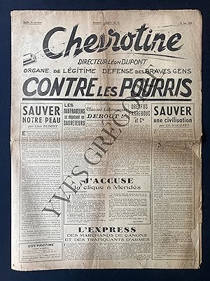 CHEVROTINE-NUMERO DE LANCEMENT-15 JUIN 1956