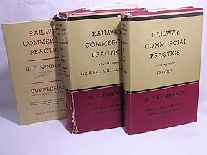 Image du vendeur pour Railway Commercial Practice. 2 volume set with supplement. General and Passenger + Freight mis en vente par Jenhams Books