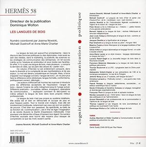 HERMES n.58 : langues de bois