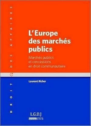 L'Europe des marchés publics