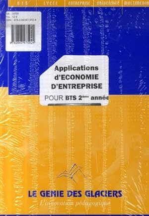 applications d'économie d'entreprise pour BTS 2ème année