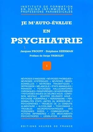 Bild des Verkufers fr je m' auto evalue en psychiatrie zum Verkauf von Chapitre.com : livres et presse ancienne