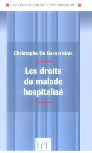 Les droits du malade hospitalisé