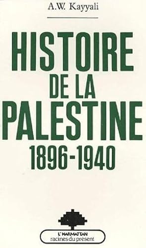 histoire de la Palestine ; 1896-1940