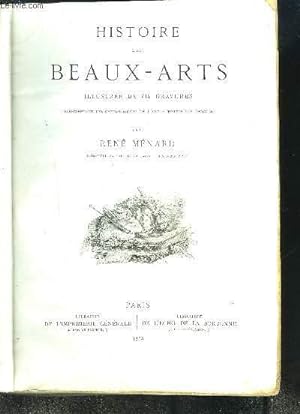 Bild des Verkufers fr HISTOIRE DES BEAUX-ARTS zum Verkauf von Le-Livre