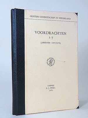 Bild des Verkufers fr Voordrachten 1-7. (1968/1969 - 1975/1976). Oosters Genootschap in Nederland. [INCLUDES:] Classical Arabic in Central Ethiopia. [AND:] Sprachpolitik und Nationalismus. Arabisch und Ivrit. [AND:] De literaire revolutie in China. [AND:] De spreuk om de kisten te kennen. Dodenboek 193. [AND:] (.). zum Verkauf von Librarium of The Hague