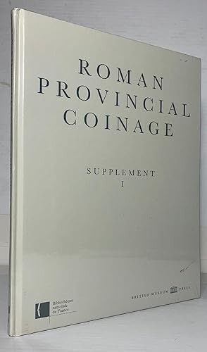 Roman Provincial Coinage. Volume 1. Supplement (RPC)