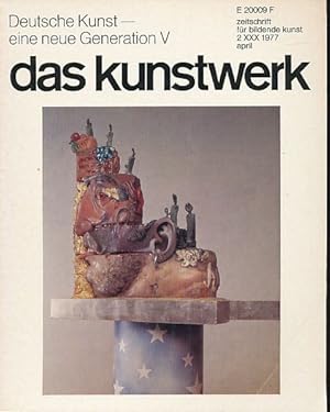 Imagen del vendedor de Das Kunstwerk. zeitschrift fr bildende kunst. Jg. 30. Nr. 1. Deutsche Kunst, eine neue Generation V. Begrndet von Woldemar Klein und Leopold Zahn. a la venta por Fundus-Online GbR Borkert Schwarz Zerfa