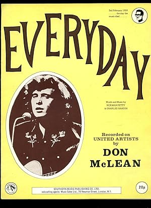 Image du vendeur pour Everyday [Vintage Piano Sheet Music] mis en vente par Little Stour Books PBFA Member