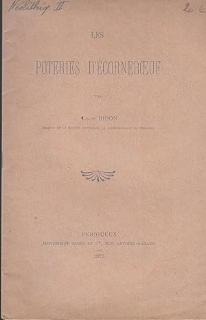 Les Poteries d'Ecorneboeuf (COPY SIGNED to Comte de Saint-Périer)