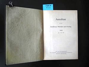 Immagine del venditore per Amtsblatt fr die Erzdizese Mnchen und Freising 1955. Herausgegeben vom Erzbischfliches Ordinariate Mnchen und Freising. venduto da Augusta-Antiquariat GbR