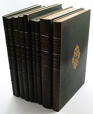 Image du vendeur pour [The Great American Voyages]. Vols. 1-9 plus variant duplicate volumes of IV and VIII, in all 11 volumes, bound in 9. Mixed editions/issues, mixed German and Latin text. mis en vente par Antiquariat INLIBRIS Gilhofer Nfg. GmbH