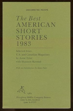 Bild des Verkufers fr The Best American Short Stories 1983 zum Verkauf von Between the Covers-Rare Books, Inc. ABAA