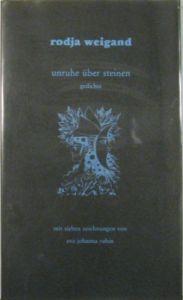 Bild des Verkufers fr Unruhe ber Steinen. Gedichte. Mit sieben Zeichnungen von Eva Johanna Rubin. zum Verkauf von Rotes Antiquariat