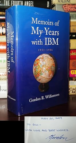 Seller image for MEMOIRS OF MY YEARS WITH IBM Signed 1st for sale by Rare Book Cellar
