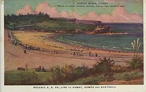 Coogee Beach, Sydney. "Where you glide, content, carefree, o'er summer southern sea"