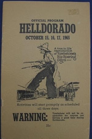 Image du vendeur pour Official Program, Helldorado 1965 mis en vente par K & B Books