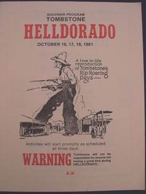 Image du vendeur pour Official Program, Helldorado 1981 mis en vente par K & B Books