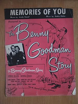 Image du vendeur pour Memories of You - Featured in the Benny Goodman Story mis en vente par EbenezerBooks