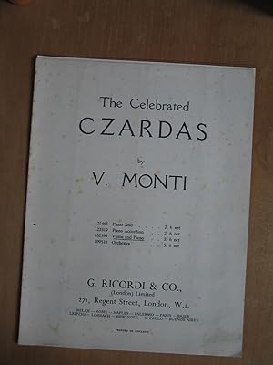 Imagen del vendedor de The Celebrated Czardas a la venta por EbenezerBooks