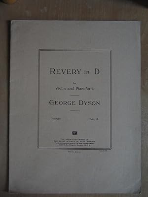 Imagen del vendedor de Revery in D for violin and Piano a la venta por EbenezerBooks