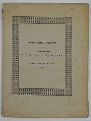 Campione d'antica bilibra romana in piombo conservato nel Museo Kircheriano con greca inscrizione...