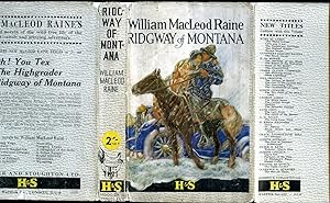 Seller image for Ridgway of Montana [Dust Wrapper Only] Number 728 in Hodder and Stoughton's 2/- Series for sale by Little Stour Books PBFA Member