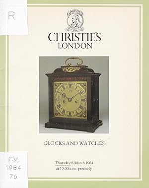 Seller image for Clocks and watches - Christie's - Thursday, 8 March 1984 for sale by Pare Yannick