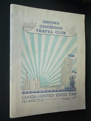 Canada and United States Tour Prospectus -- August 1927