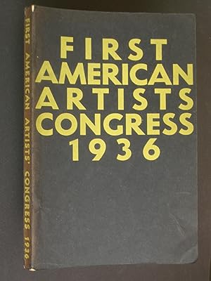 Seller image for First American Artists' Congress 1936 for sale by Bookworks [MWABA, IOBA]