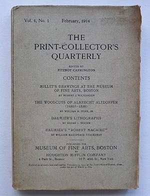 The Print Collector's Quarterly. Vol.IIII, No.1, February 1914.