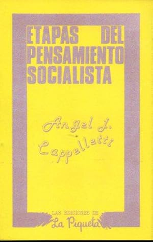 Bild des Verkufers fr ETAPAS DEL PENSAMIENTO SOCIALISTA. zum Verkauf von angeles sancha libros