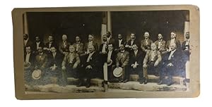 Booker T. Washington and Eleven Other Men, Probably at Tuskegee. [our title]