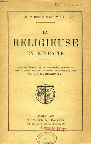 LA RELIGIEUSE EN RETRAITE