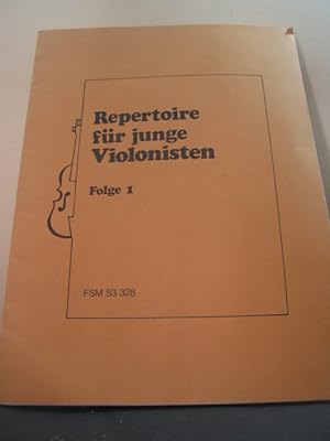 Repertoire für junge Violonisten Folge 1 / FSM 53 325