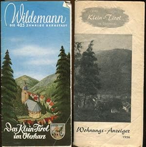 Wildemann. Die 425jährige Bergstadt. Das Klein-Tirol im Oberharz. Prospekt. / Wildemann. Wohnungs...