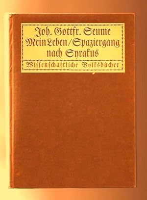 Bild des Verkufers fr Mein Leben / Spaziergang nach Syrakus / Kulturschilderungen aus dem 18. Jahrhundert. Mit 26 Bildern von Chodowiecki. zum Verkauf von Antiquariat im Lenninger Tal