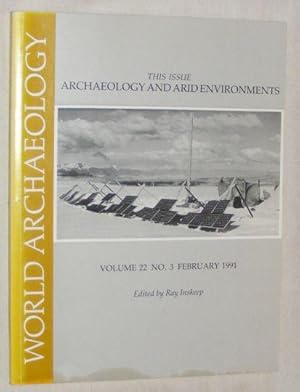 World Archaeology Volume 22 No.3 February 1991: Archaeology & Arid Environments