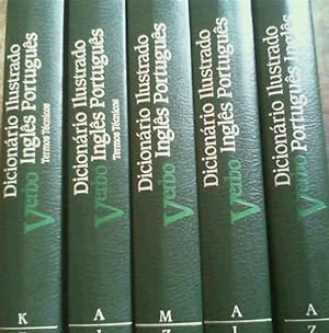 Dicionario Ilustrado Portugues Ingles - 5 volumes