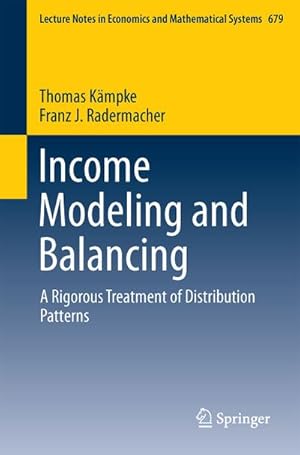 Imagen del vendedor de Income Modeling and Balancing a la venta por BuchWeltWeit Ludwig Meier e.K.