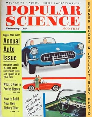 Popular Science Monthly Magazine, February 1956: Vol. 168, No. 2 : Mechanics - Autos - Homebuilding