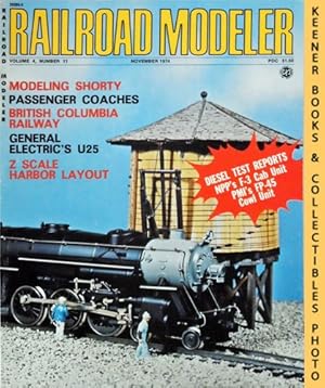 Immagine del venditore per Railroad Modeler Magazine, November 1974: Vol. 4, No. 11 venduto da Keener Books (Member IOBA)