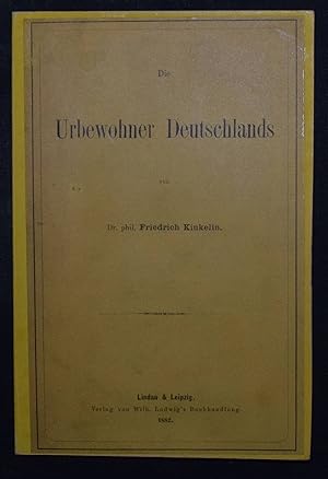 Imagen del vendedor de Die Urbewohner Deutschlands. a la venta por Antiquariat Haufe & Lutz