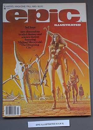 Bild des Verkufers fr EPIC ILLUSTRATED #3 (Fall/1980; PAUL GULACY Painted-c; FIRST appearance of VANATH DREADSTAR in the METAMORPHOSIS ODYSSEY Classic CULT series = JIM STARLIN story & art; VANCE becomes one with the DREADSTAR SWORD zum Verkauf von Comic World