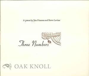 Seller image for THREE NUMBERS for sale by Oak Knoll Books, ABAA, ILAB