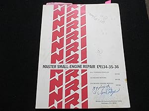 Seller image for Master Small Engine Repair ER134 ER135, ER136 for sale by Stillwaters Environmental Ctr of the Great Peninsula Conservancy