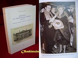 Archives du théâtre de l'odéon 1809-1983 - Répertoire numérique détaillé de la sous-série 55 AJ